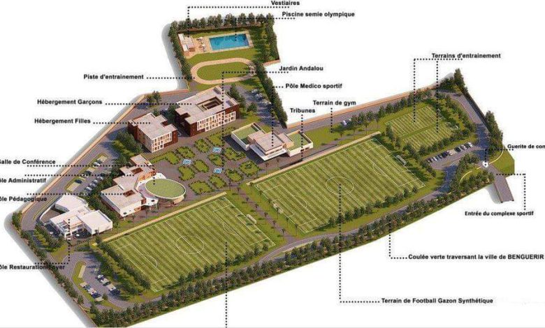 اختيار فريق من المهندسين لتصميم المركز الفيدرالي لكرة القدم بالدار البيضاء