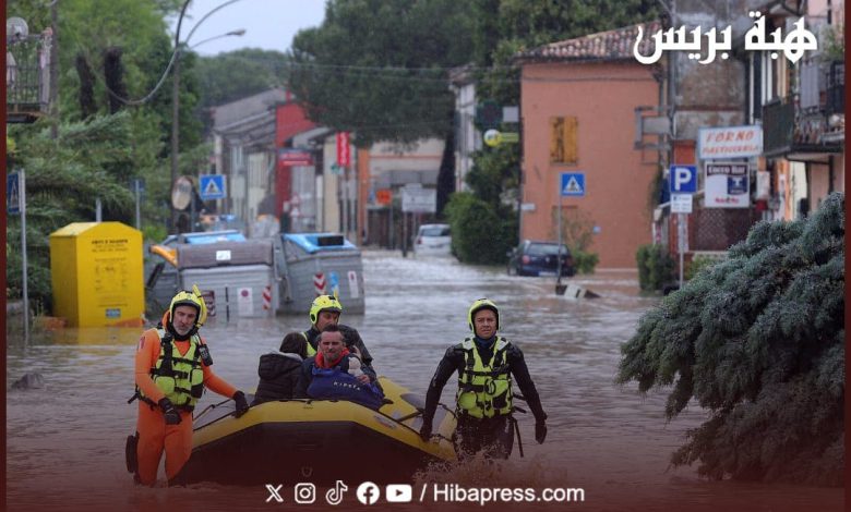 أمطار غزيرة وفيضانات تجتاح إيطاليا