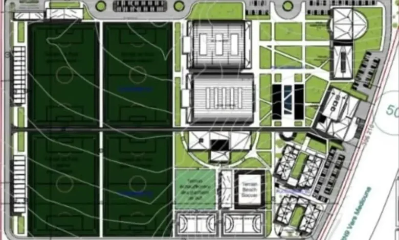تطورات مشروع بناء المركز الفيدرالي لكرة القدم بالدار البيضاء