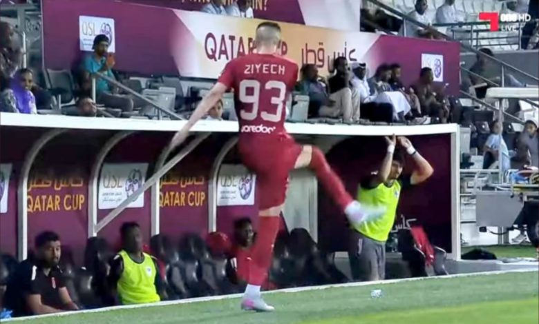 حكيم زياش ينفعل بعد تغييره في كأس قطر (فيديو)